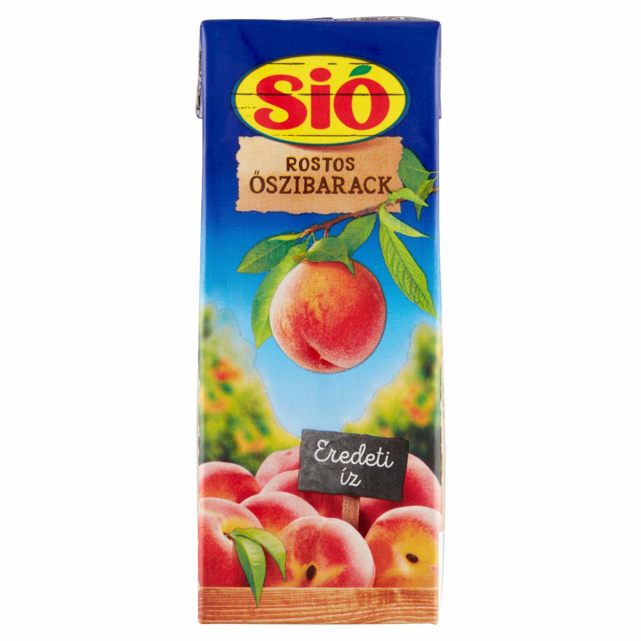 Képek - Sió rostos őszibarack ital 0,2 l