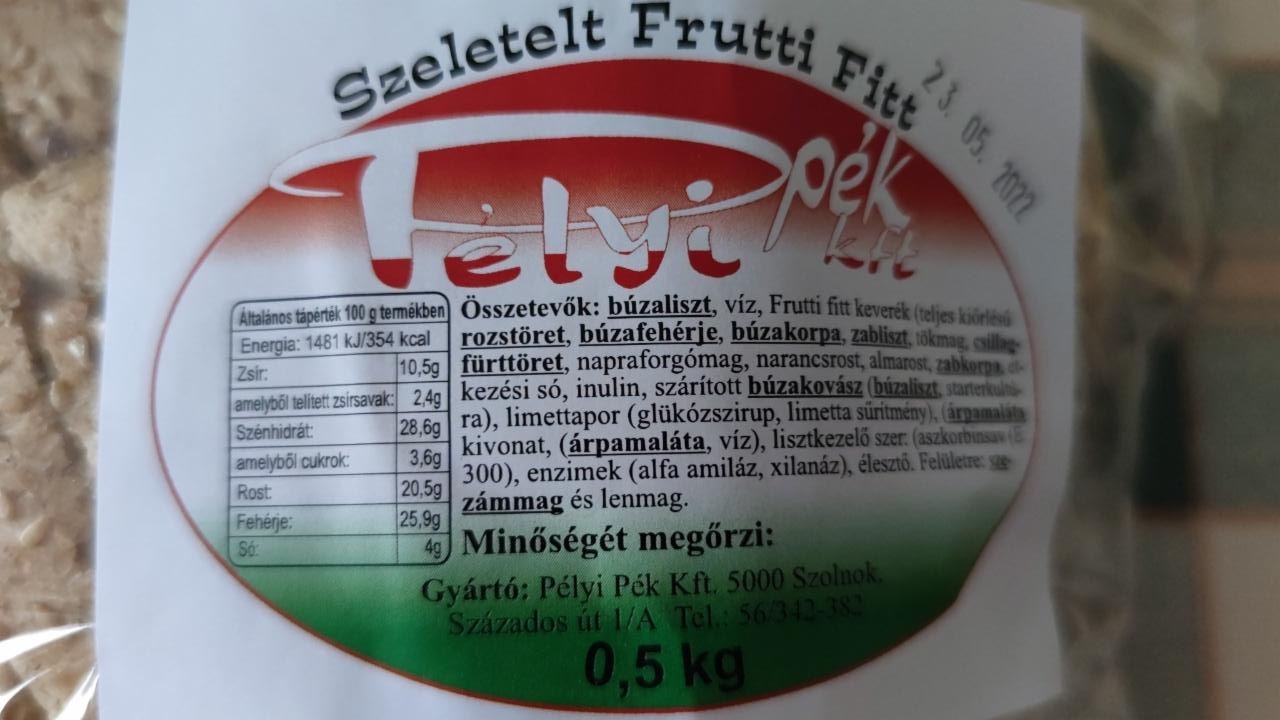 Képek - Szeletelt frutti fitt magvas kenyér Pélyi pék