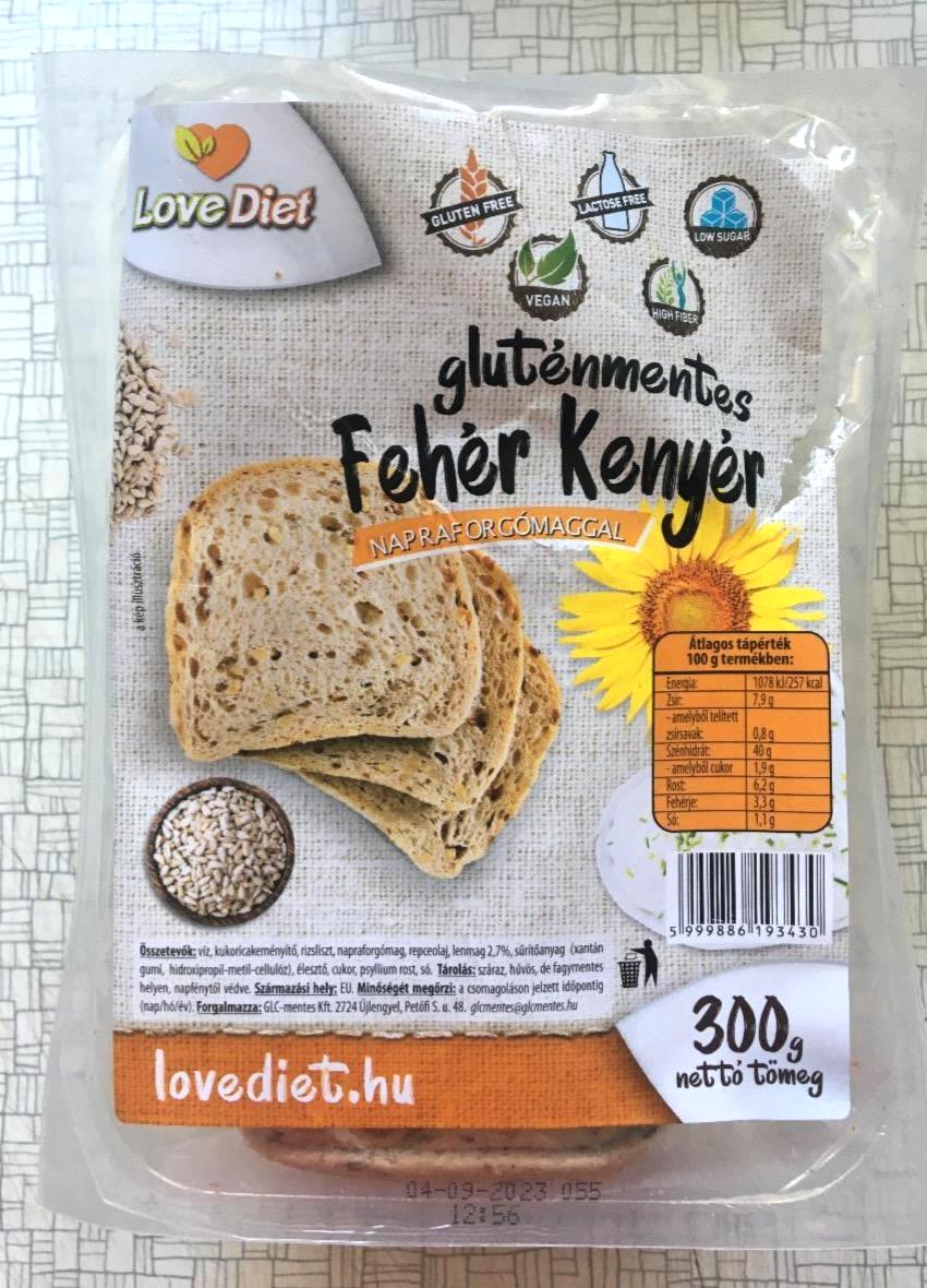 Képek - Gluténmentes fehér kenyér napraforgómaggal LoveDiet