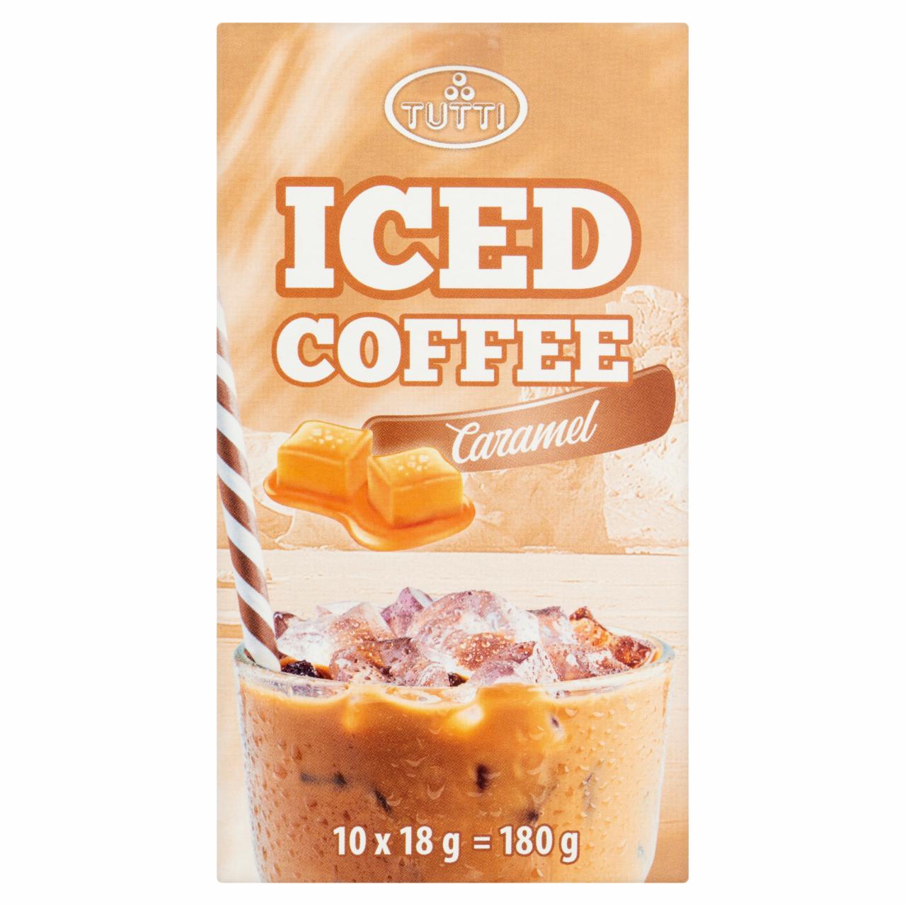 Képek - Tutti karamell ízű jeges kávé italpor 10 db 180 g