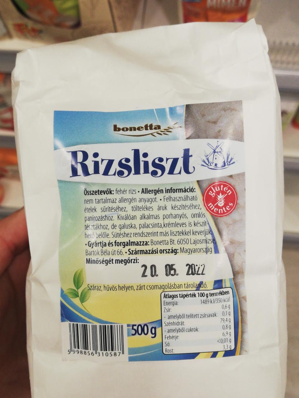 Képek - Rizsliszt Bonetta