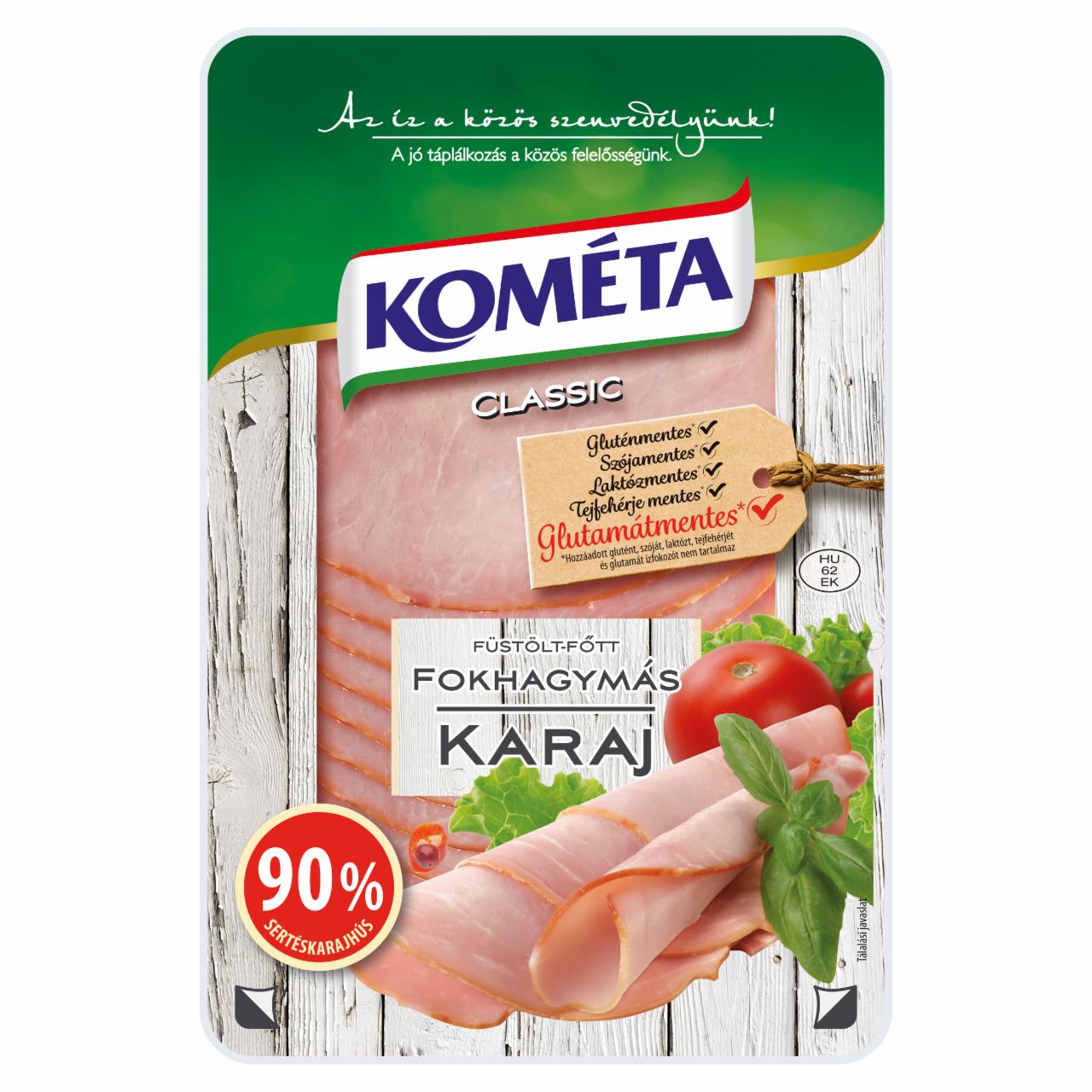 Képek - Kométa füstölt-főtt fokhagymás karaj 100 g