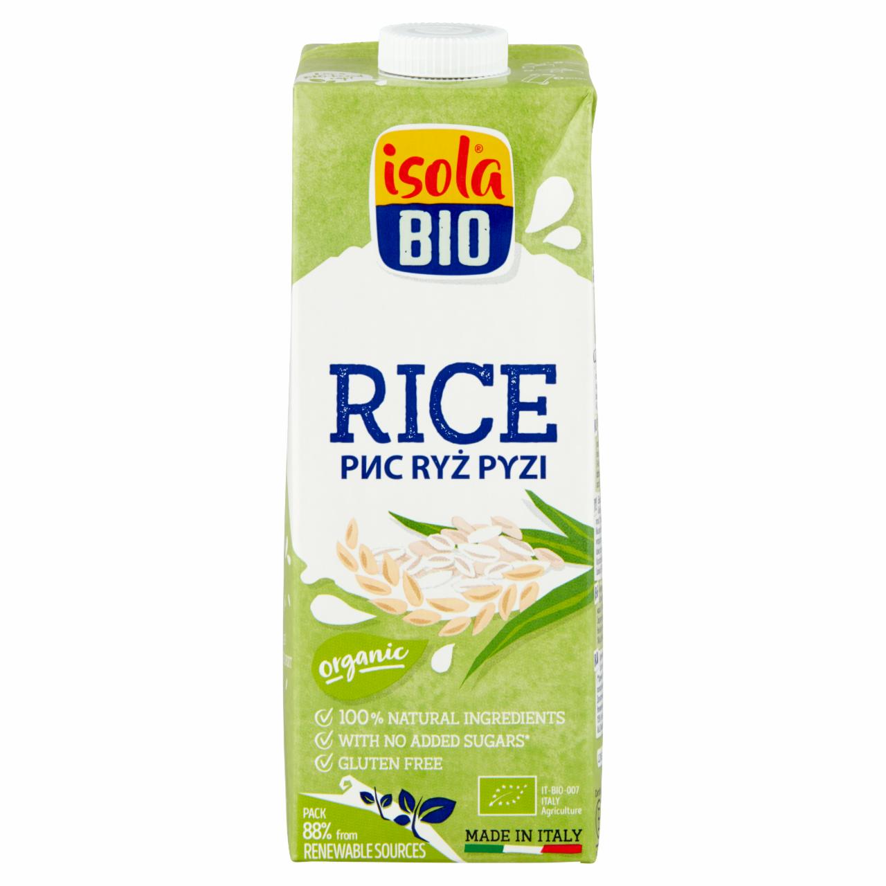 Képek - Isola Bio BIO gluténmentes rizsital 1 l