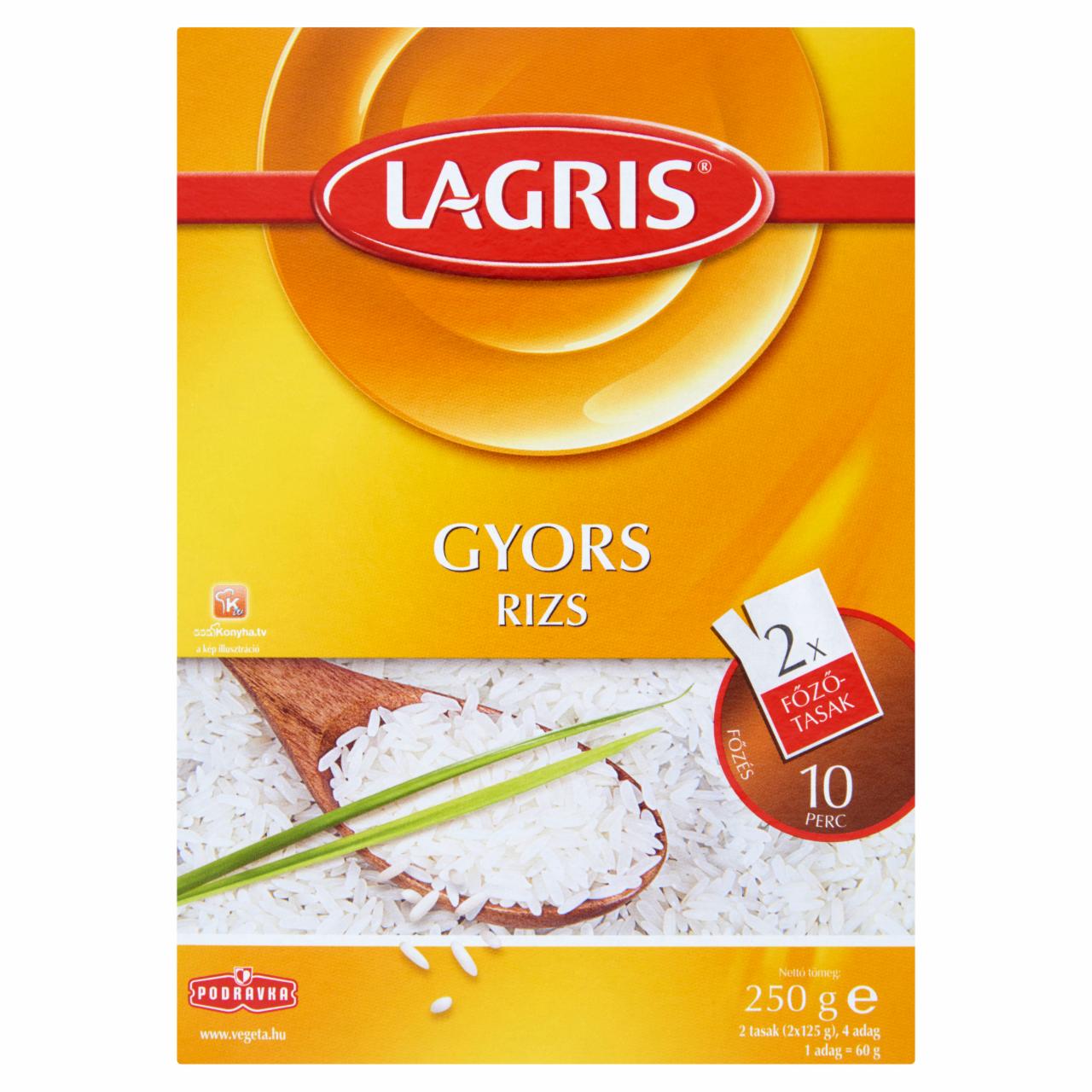 Képek - Lagris gyors rizs 250 g