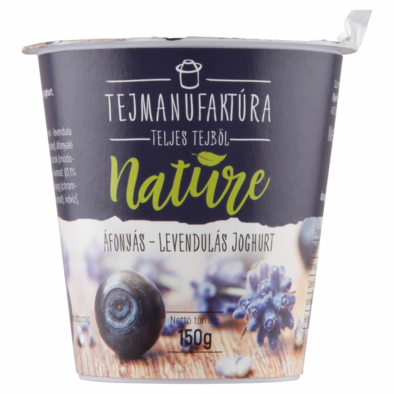 Képek - Tejmanufaktúra Nature áfonyás-levendulás joghurt 150 g