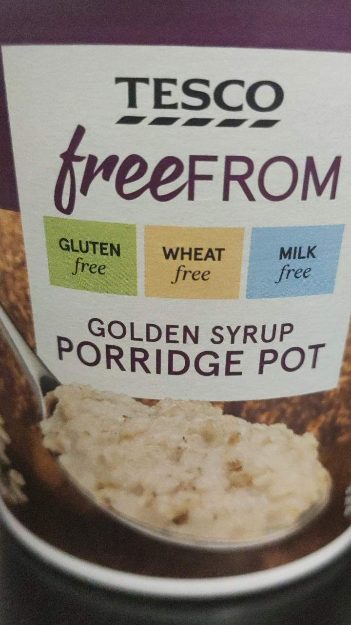 Képek - Golden syrup porridge pot Tesco freefrom