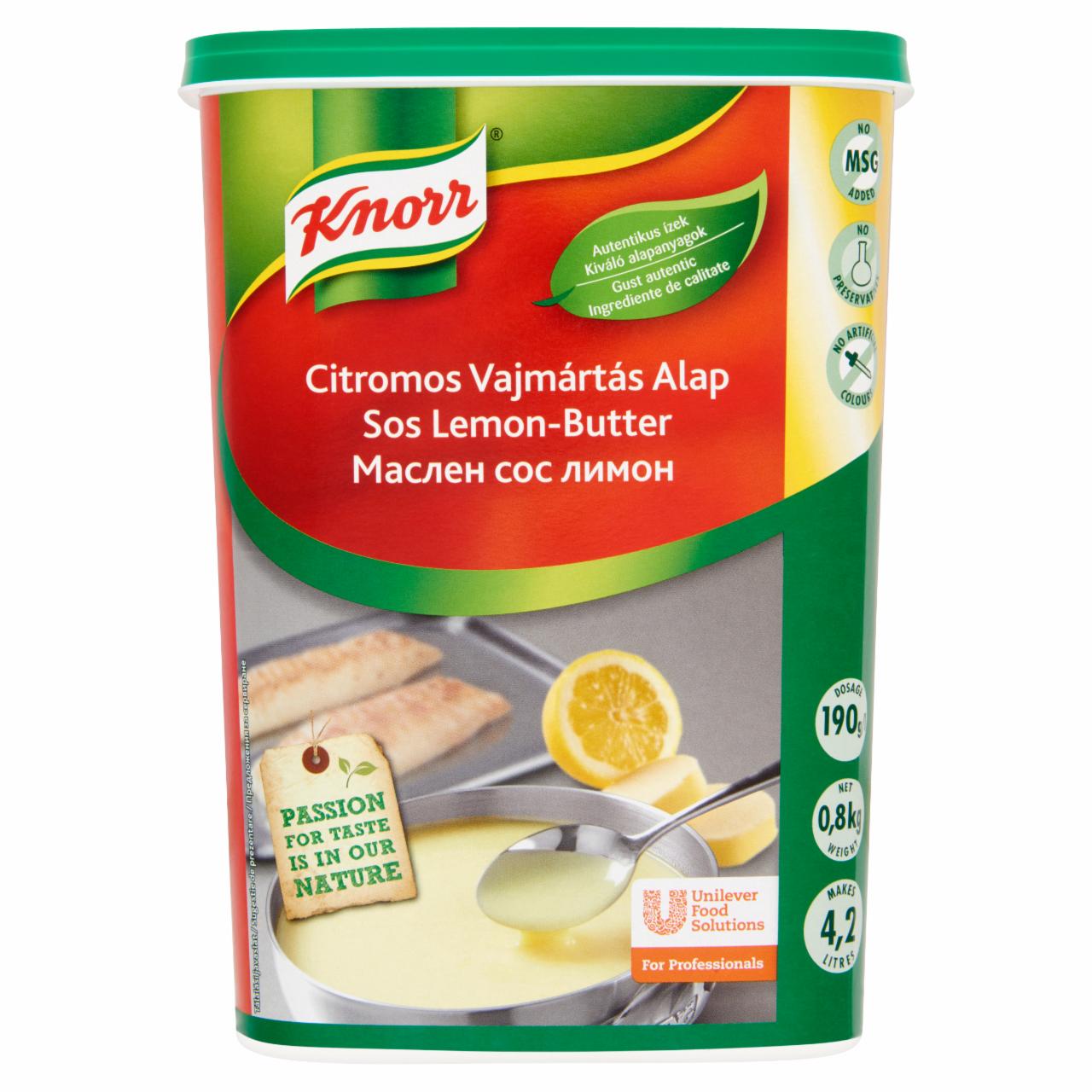 Képek - Knorr citromos vajmártás alap 0,8 kg