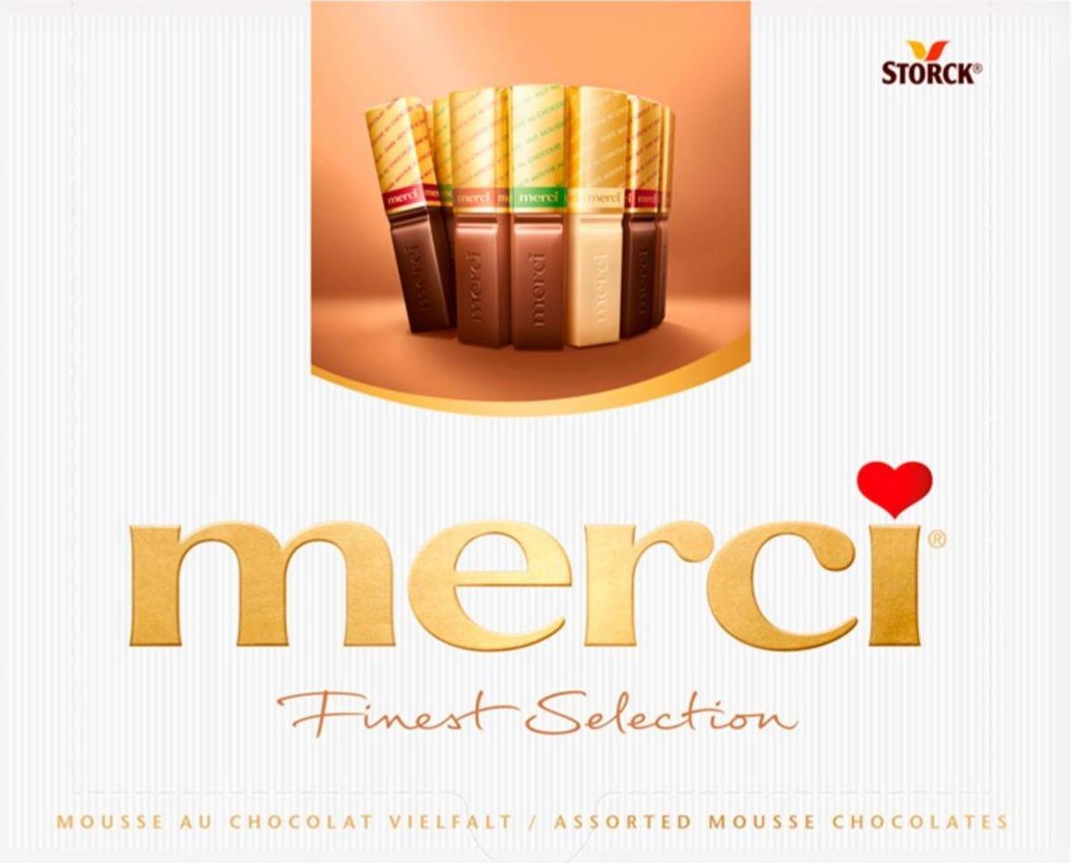 Képek - Merci Finest Selection 4 habkrémes csokoládékülönlegesség 210 g