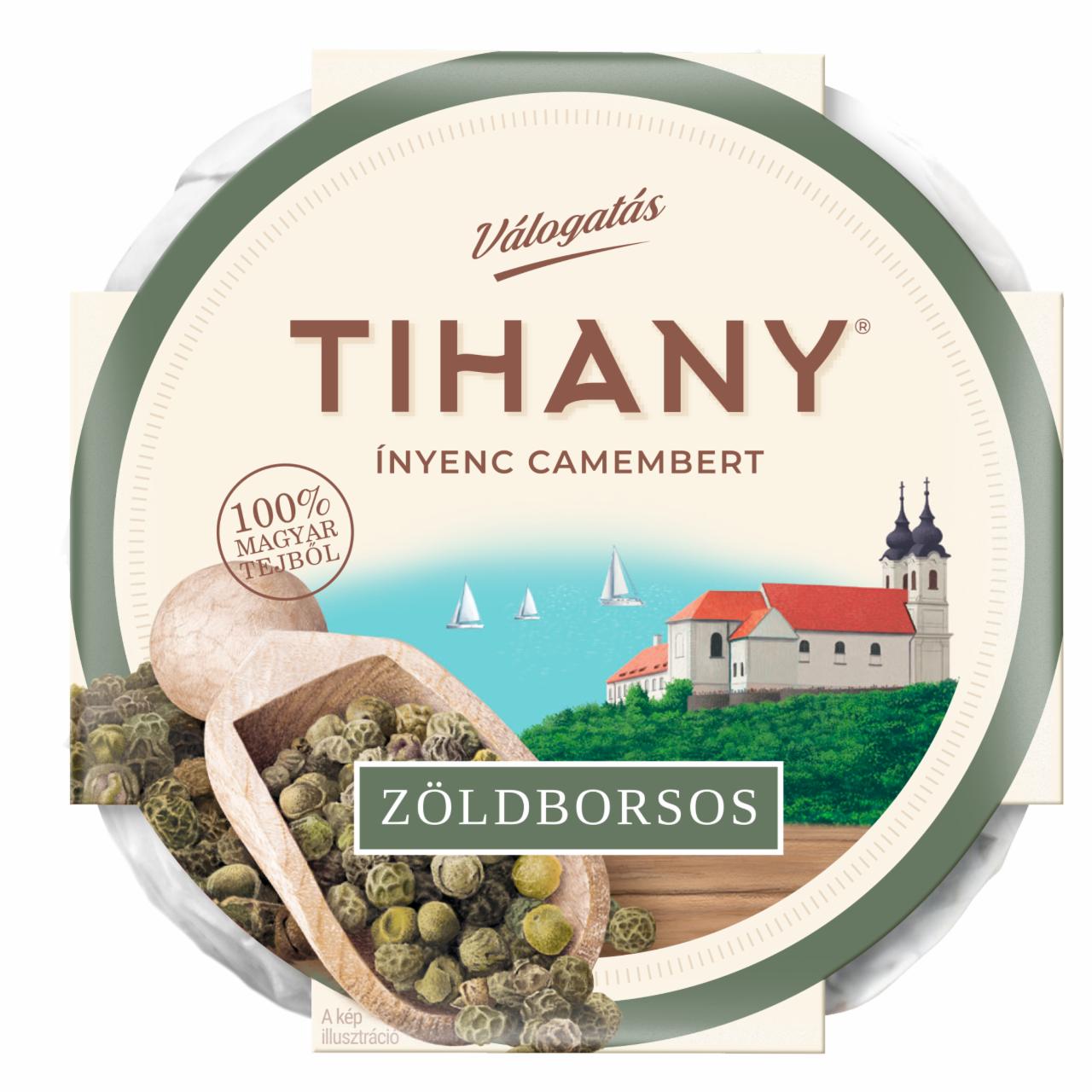 Képek - Tihany Válogatás Ínyenc Camembert zöldborsos zsírdús lágysajt 125 g