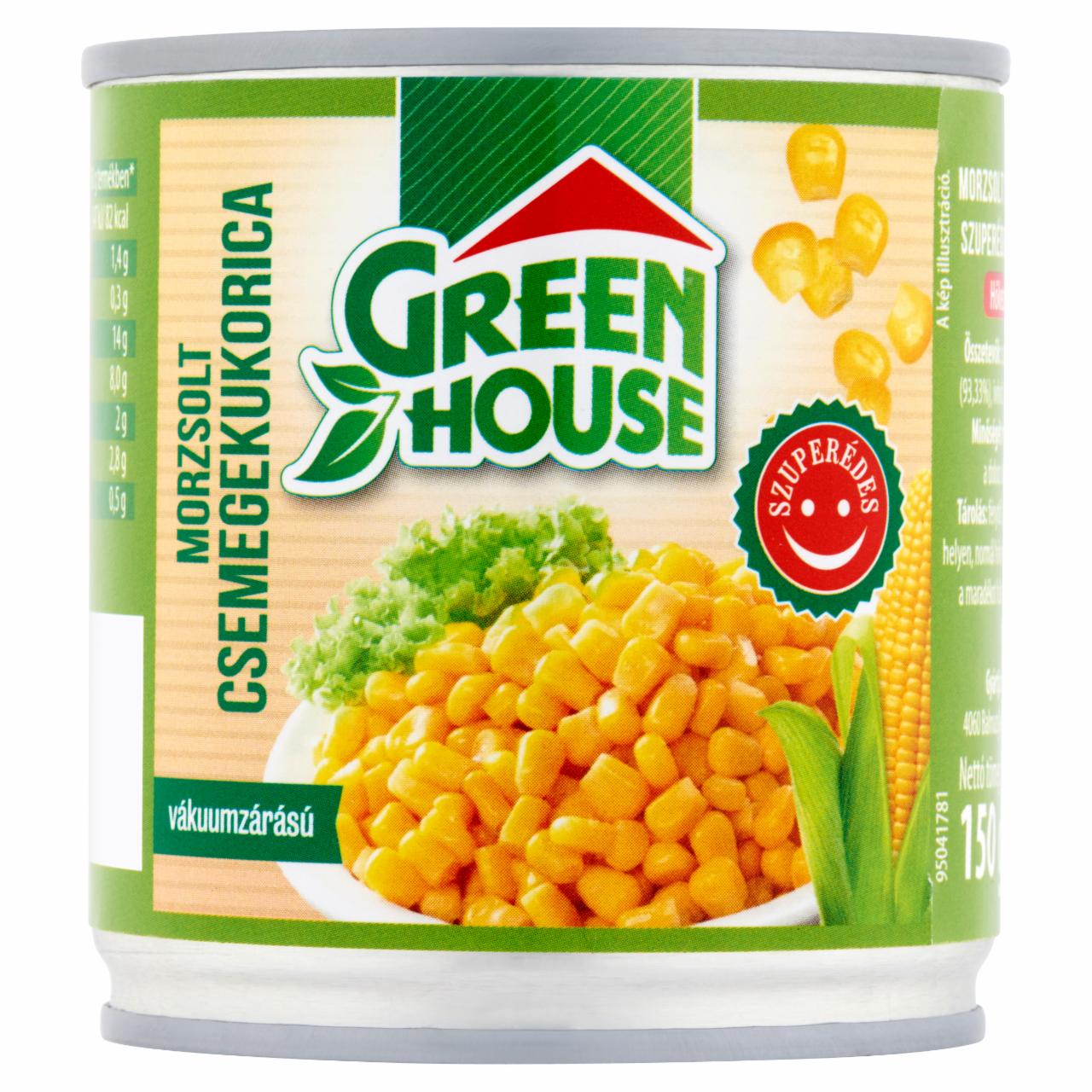 Képek - Greenhouse szuperédes morzsolt csemegekukorica 150 g