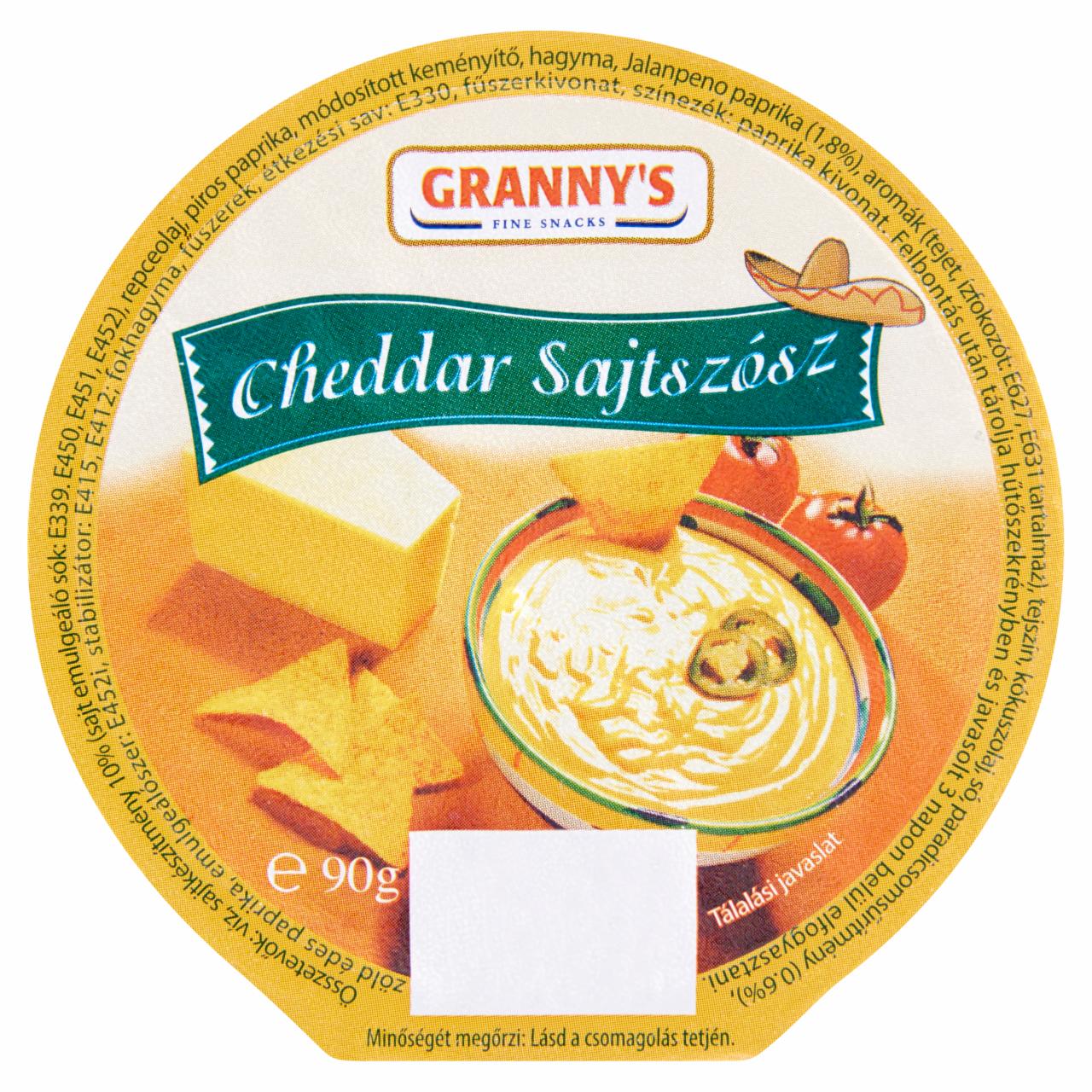 Képek - Granny's cheddar sajtszósz 90 g