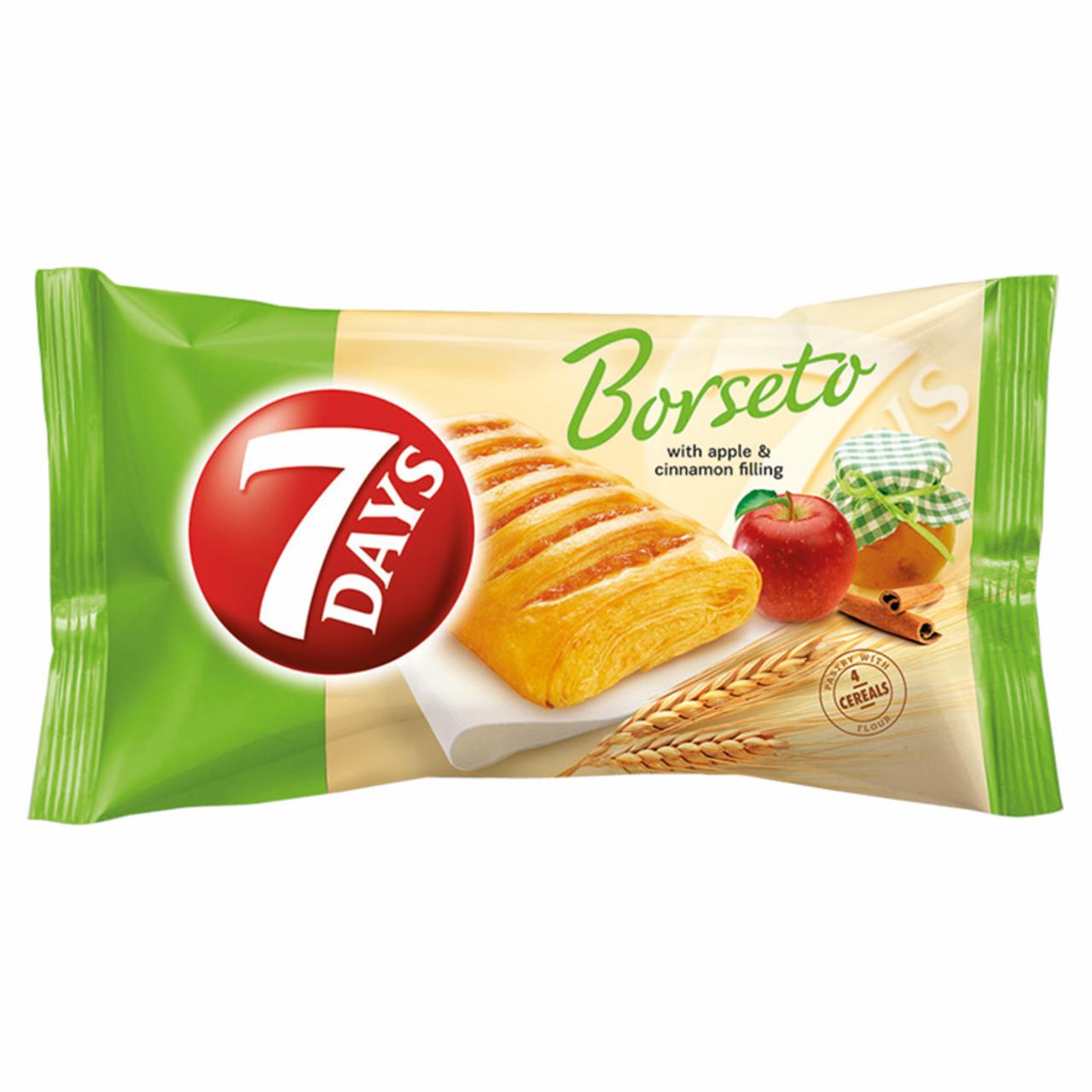 Képek - 7DAYS Borseto alma-fahéj ízű töltelékkel töltött sütemény 60 g