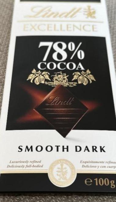 Képek - Excellence 78% cocoa smooth dark Lindt