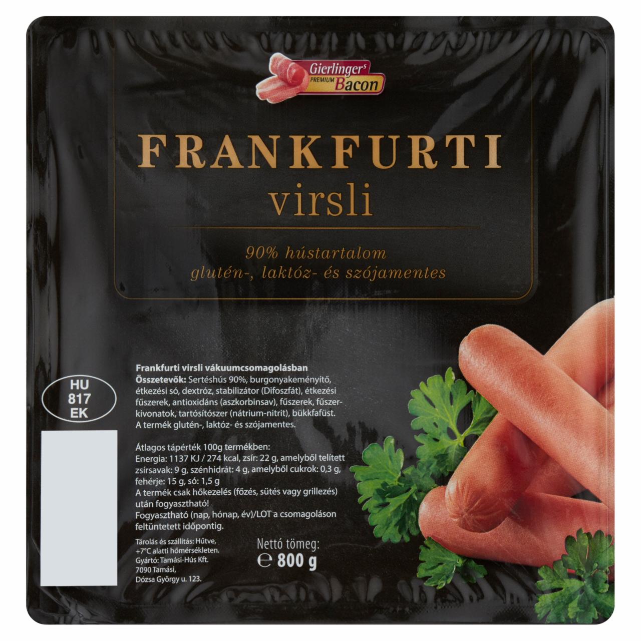 Képek - Gierlinger's frankfurti virsli 800 g