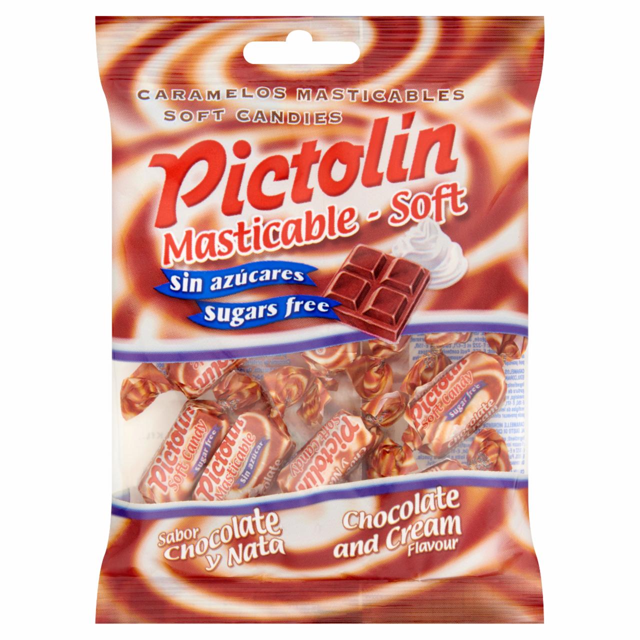 Képek - Pictolin csokoládé ízesítésű cukormentes puhakaramell édesítőszerrel 56 g