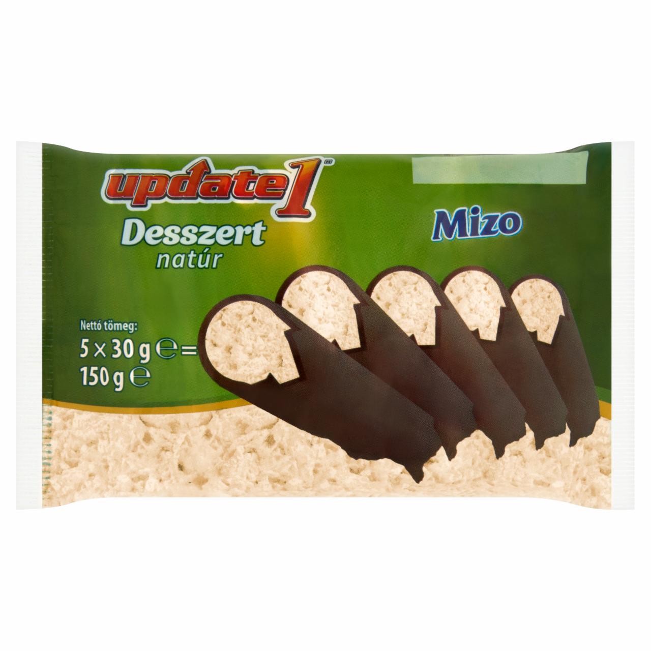 Képek - Mizo Update natúr túródesszert kakaós bevonattal, édesítőszerekkel 5 x 30 g (150 g)