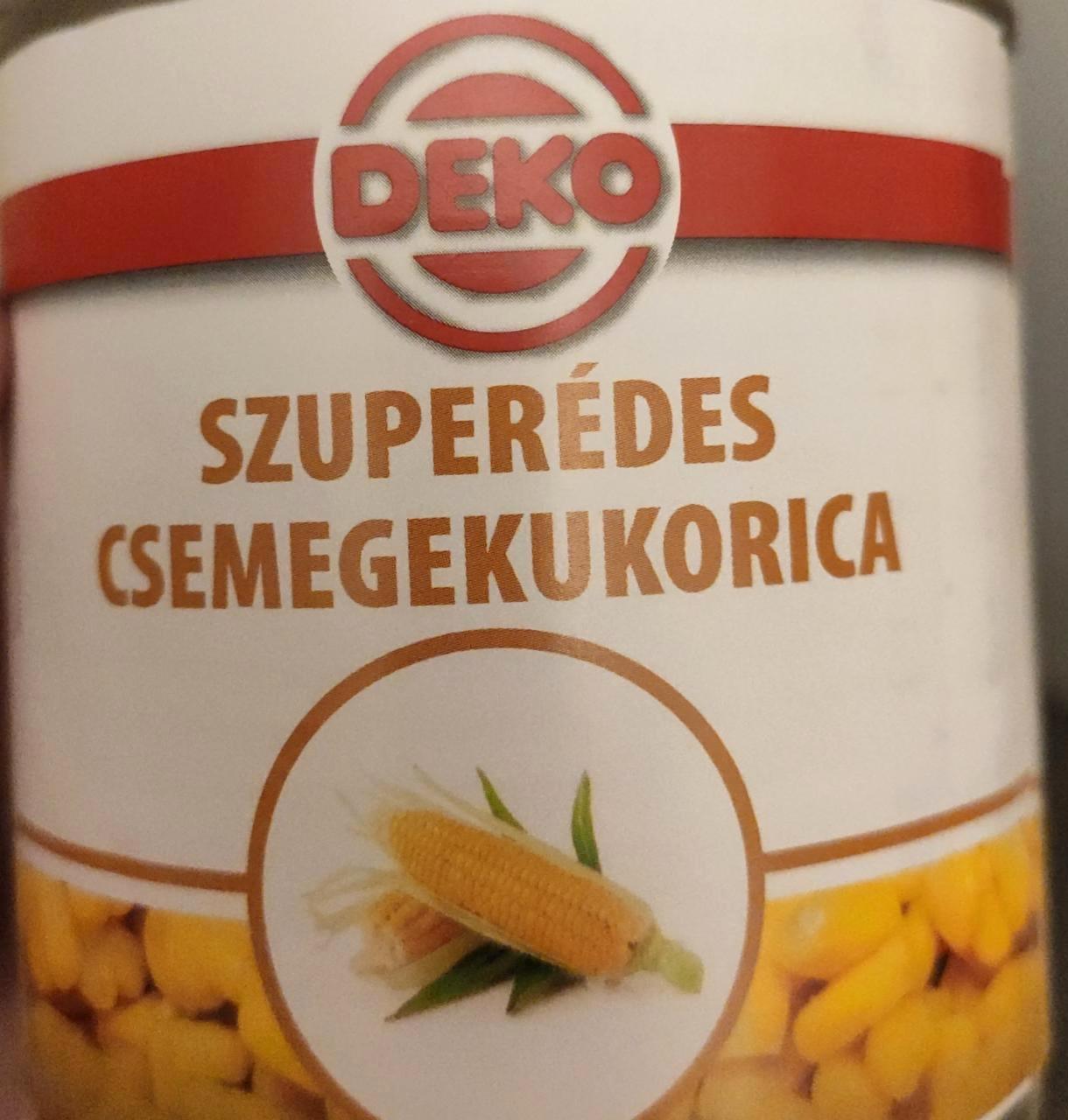 Képek - Szuperédes csemegekukorica Deko