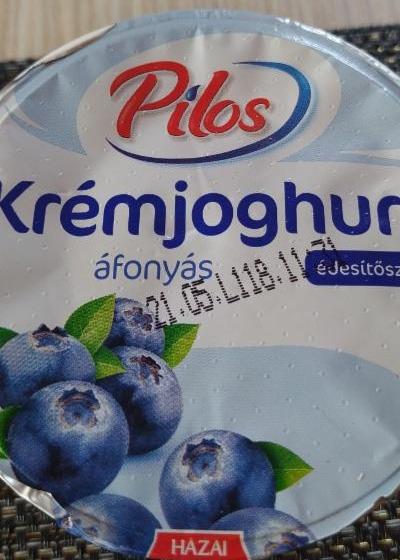Képek - Krémjoghurt áfonyás Pilos