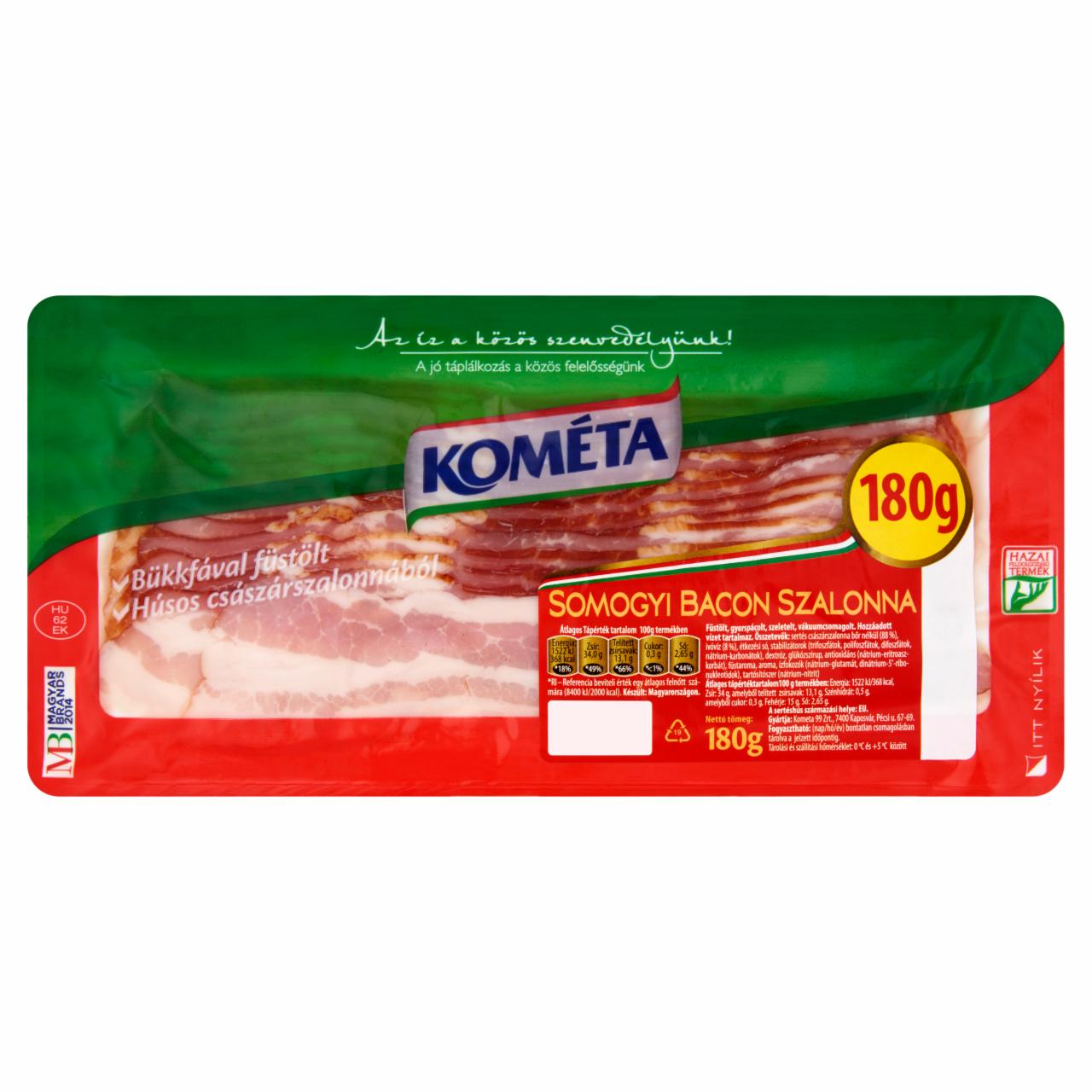 Képek - Kométa somogyi bacon szalonna 180 g