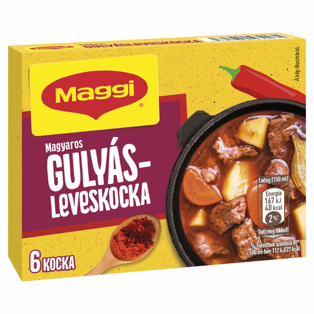 Képek - Maggi Magyaros gulyásleveskocka 60 g