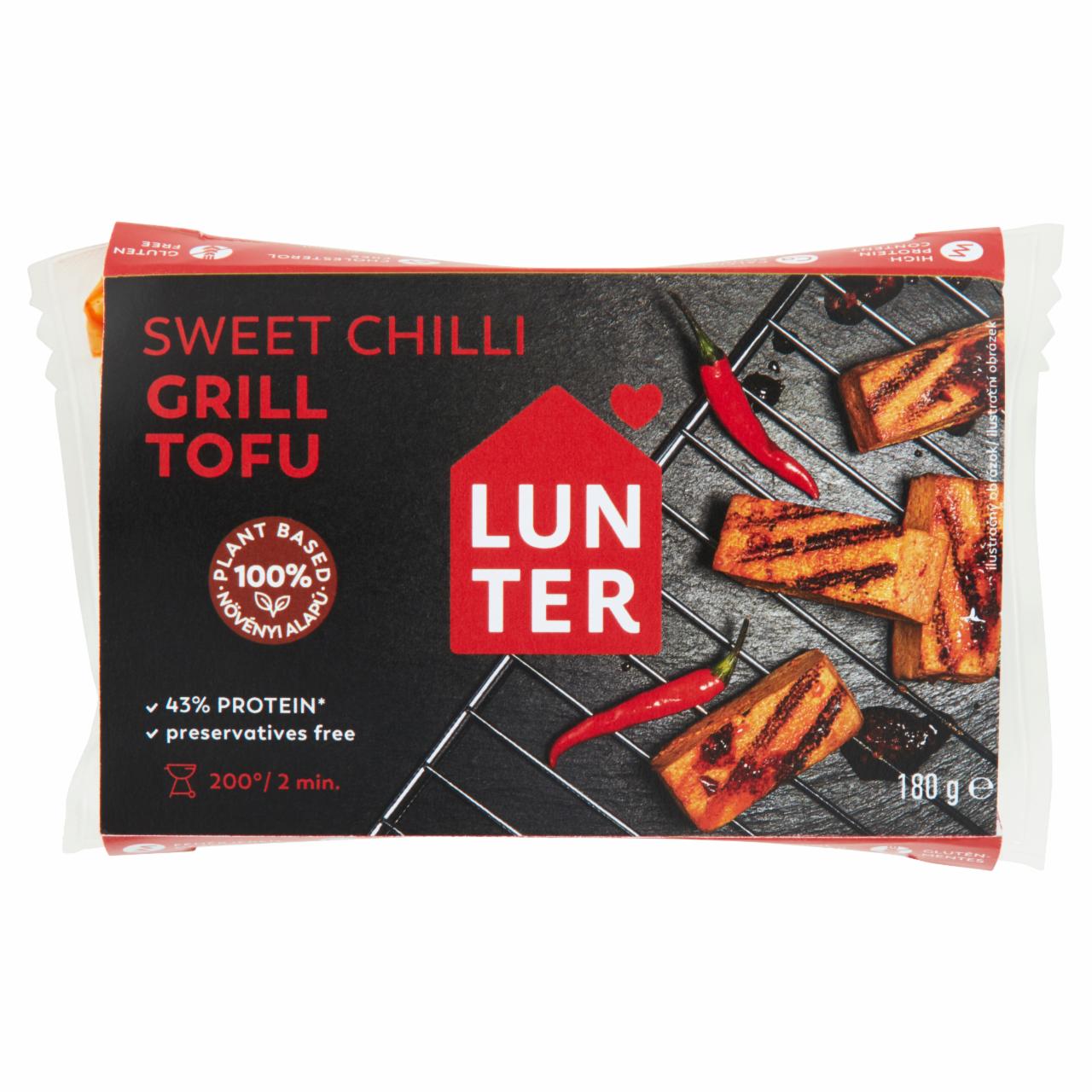 Képek - Lunter grill tofu édes chilivel 180 g