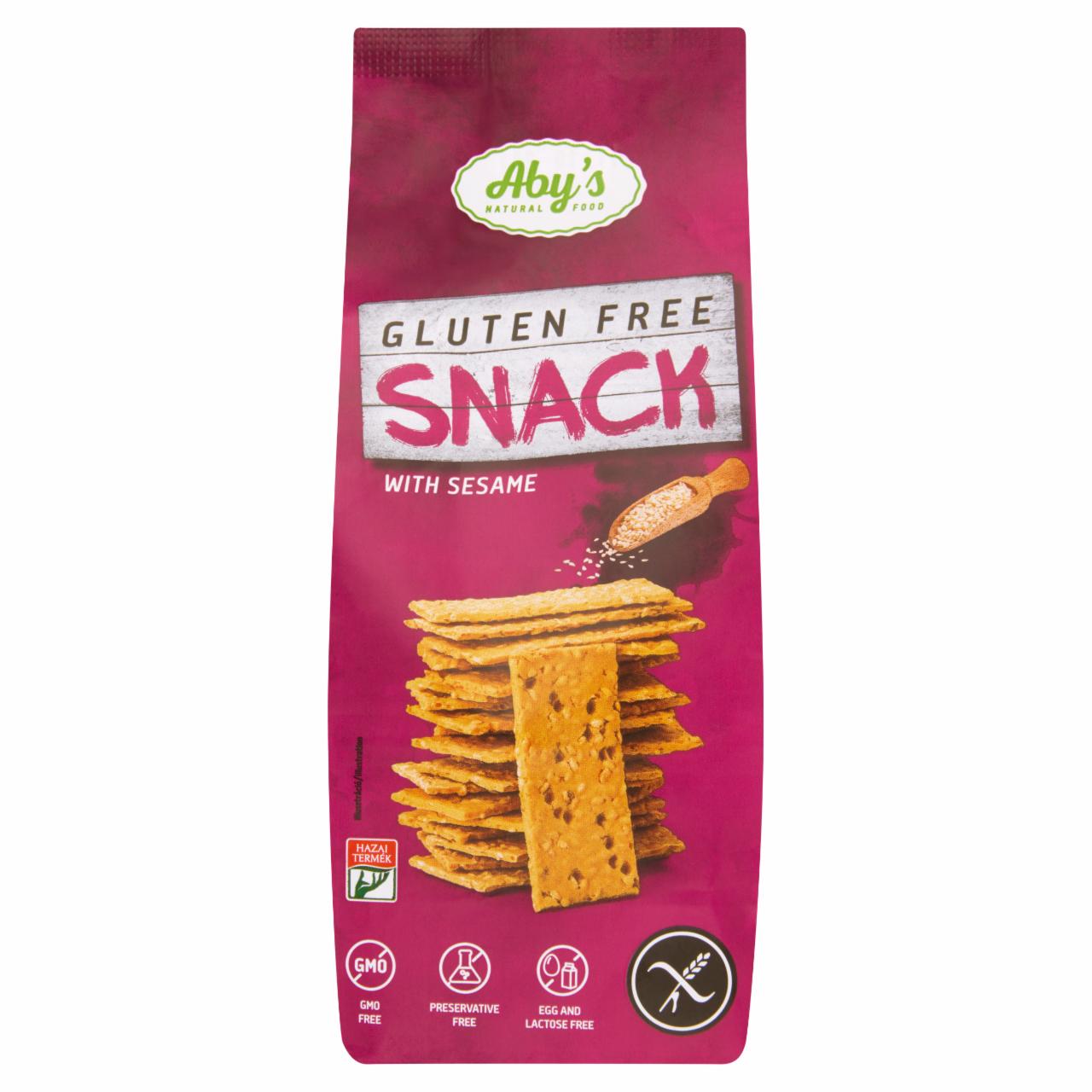 Képek - Aby's gluténmentes snack szezámmagos ízesítéssel 150 g