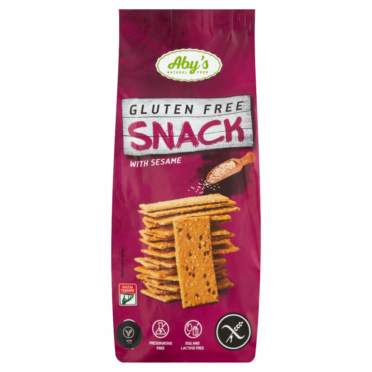 Képek - Aby's gluténmentes snack szezámmagos ízesítéssel 150 g