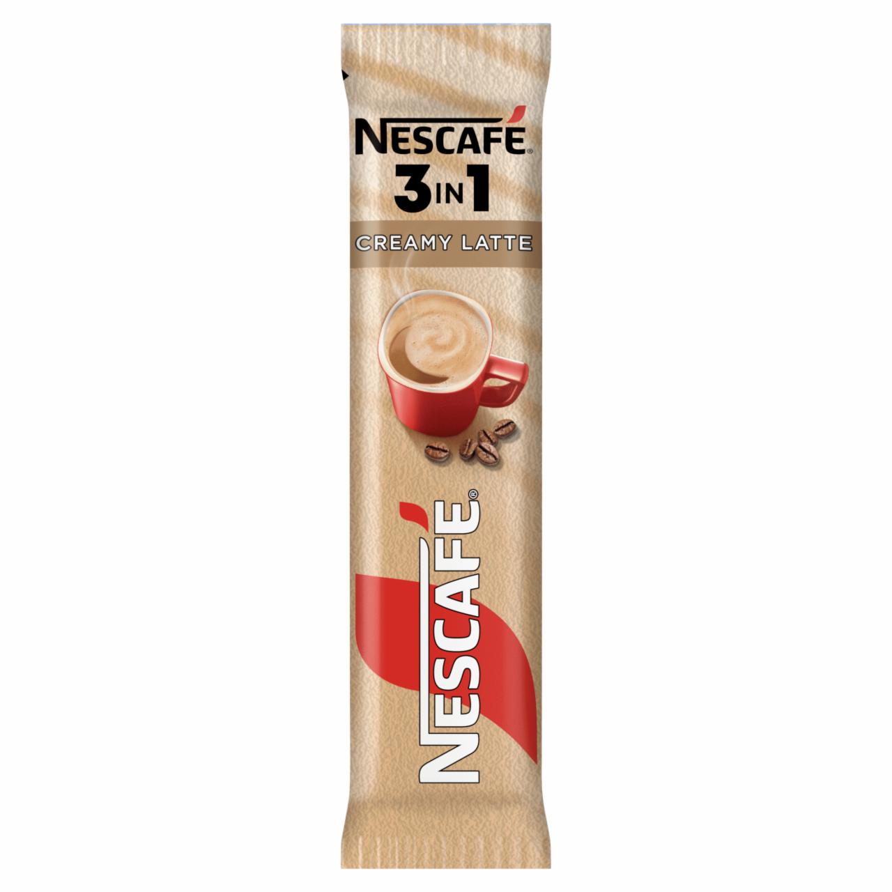 Képek - NESCAFÉ 3in1 Creamy Latte azonnal oldódó kávés italpor tejporral és cukorral 15 g