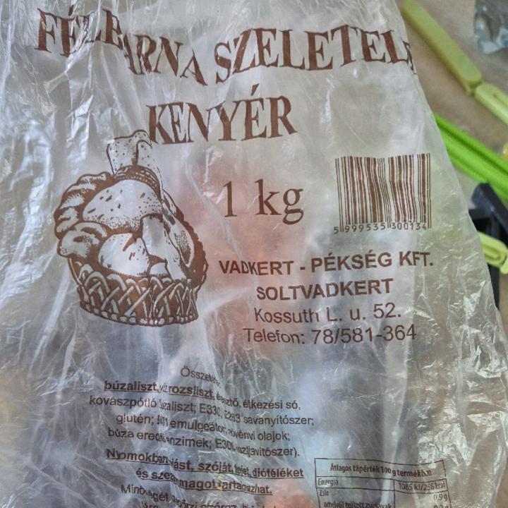 Képek - Félbarna kenyér Vadkert Pékség