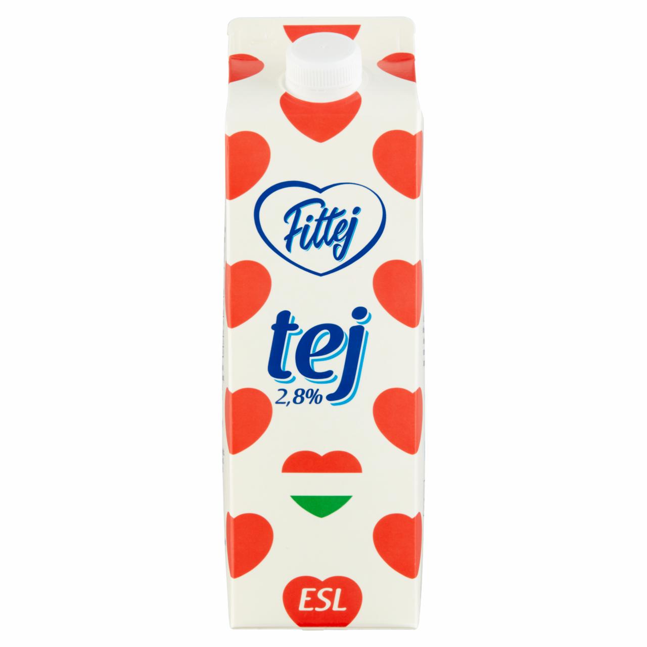 Képek - Fittej ESL tej 2,8% 1 l