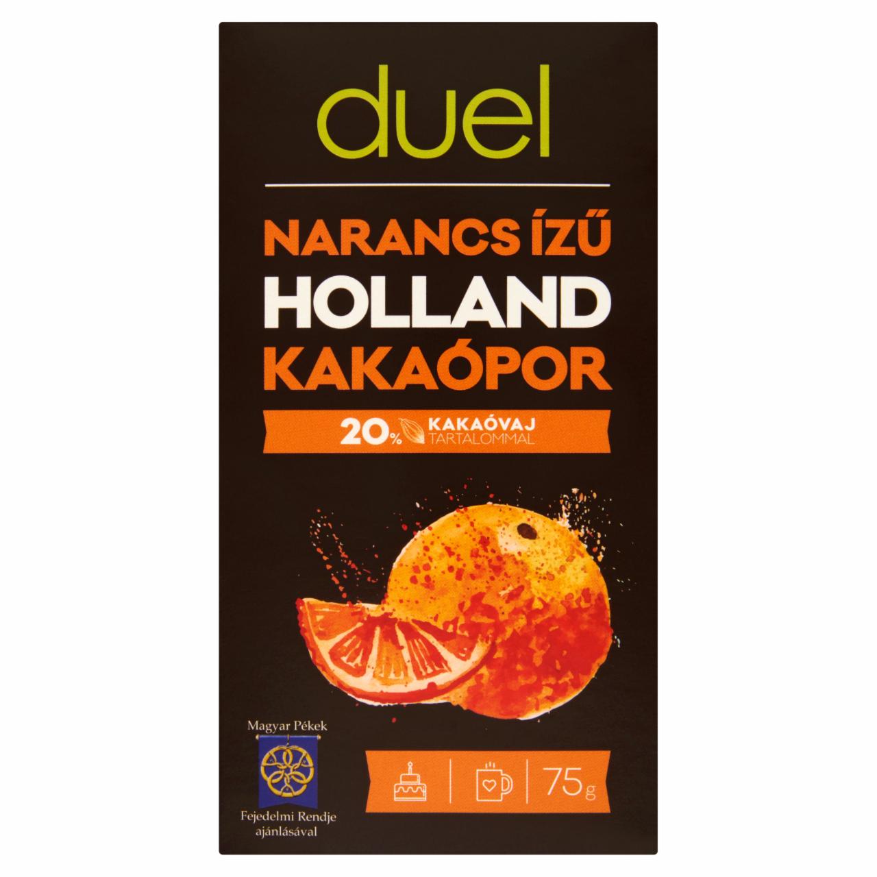 Képek - Duel narancs ízű holland kakaópor 75 g