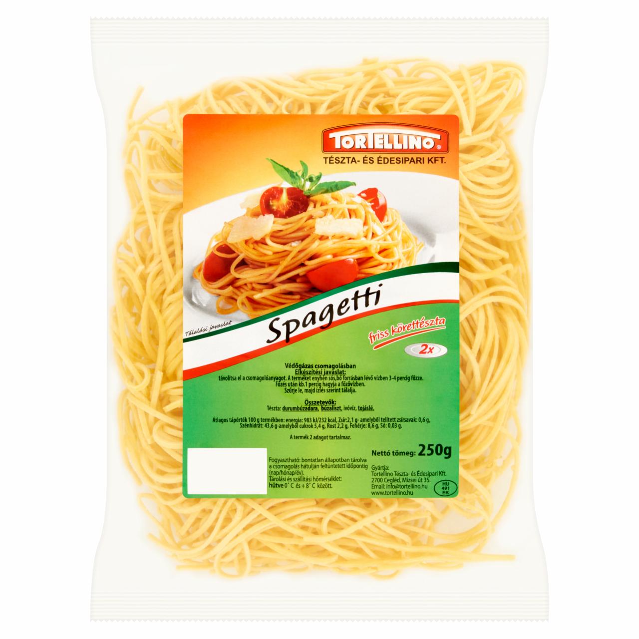 Képek - Tortellino Spagetti friss körettészta 250 g