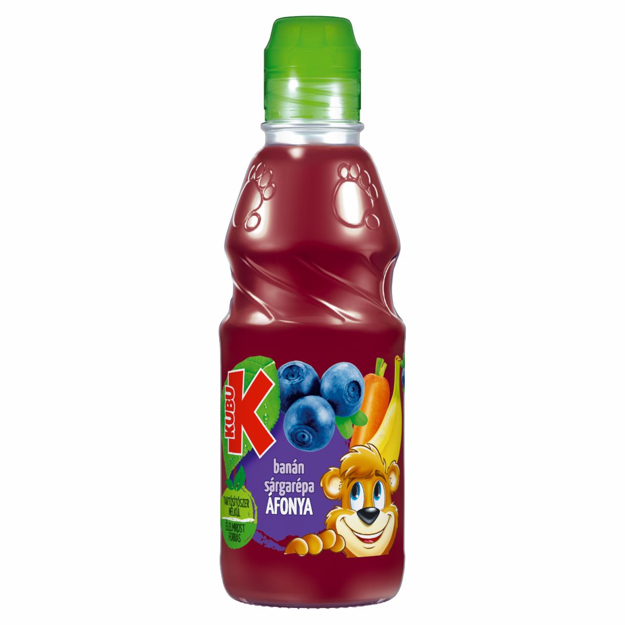 Képek - Kubu banán-sárgarépa-áfonya vegyes gyümölcs- és zöldségital 300 ml