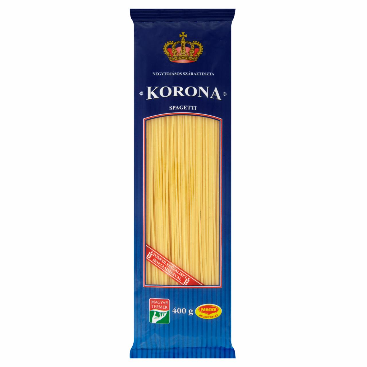 Képek - Korona spagetti 4 tojásos száraztészta 400 g