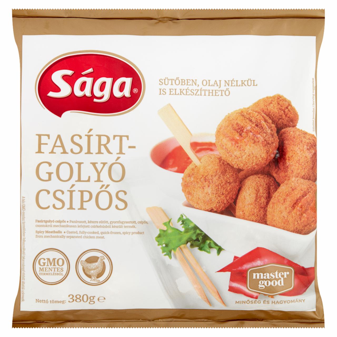 Képek - Sága gyorsfagyasztott csípős fasírtgolyó 380 g