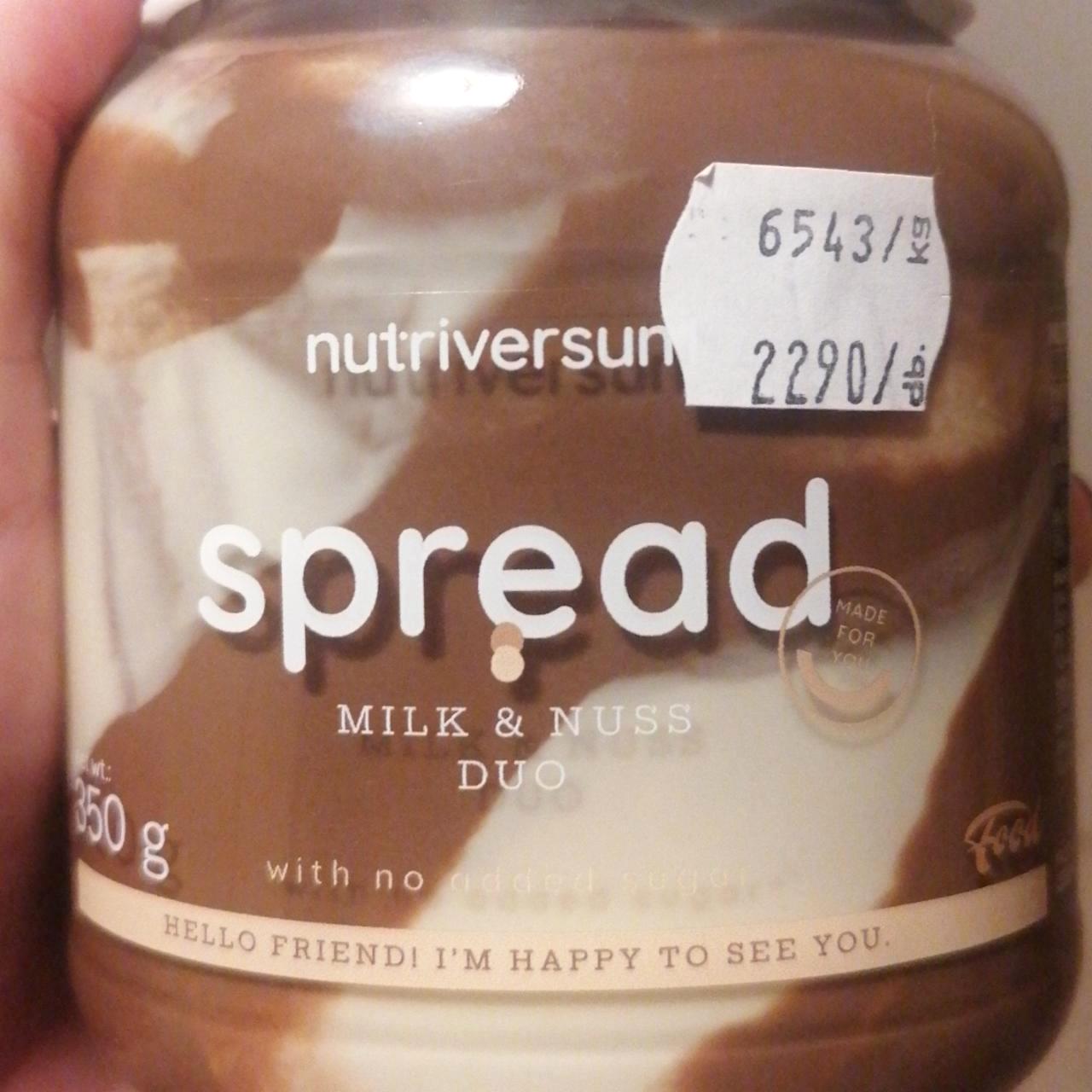 Képek - Spread Milk & Nuss Duo Nutriversum