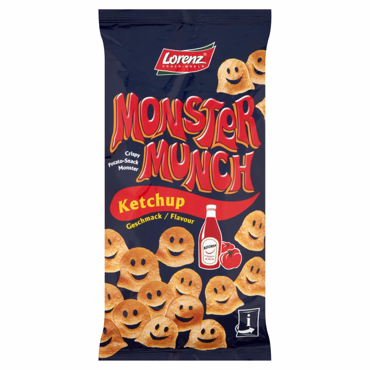 Képek - Lorenz Monster Munch ketchup ízű burgonyasnack 75 g 