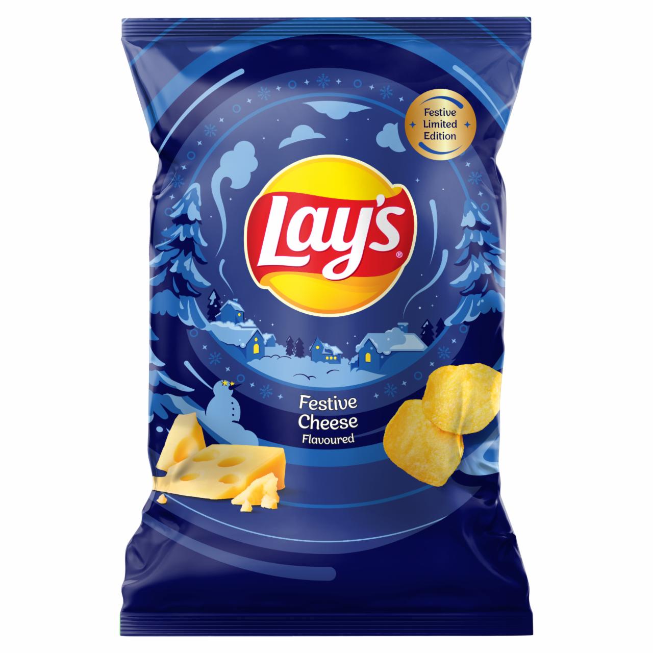 Képek - Lay's Festive Cheese sajtos ízű burgonyachips 130 g