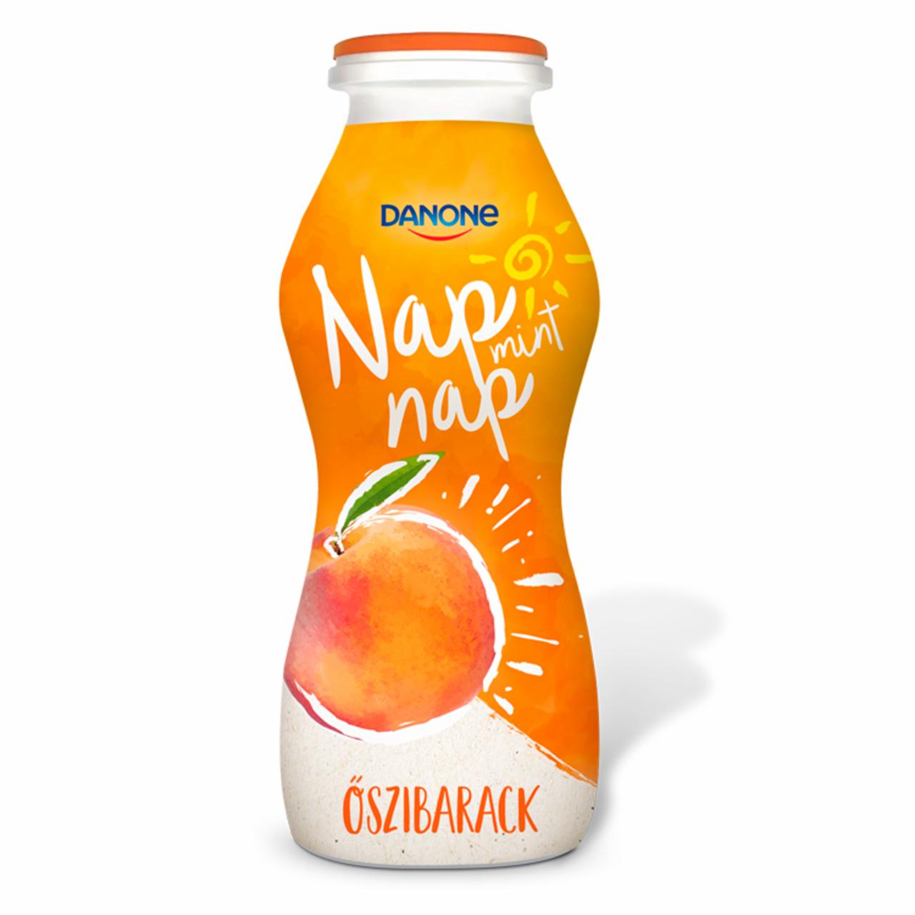 Képek - Danone Nap mint Nap élő joghurtkultúrát tartalmazó, őszibarackízű fermentált ital 170 g