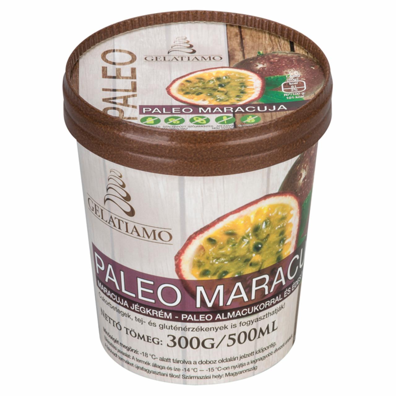 Képek - Gelatiamo Paleo tej- és gluténmentes maracuja jégkrém paleo almacukorral és édesítőszerrel 500 ml