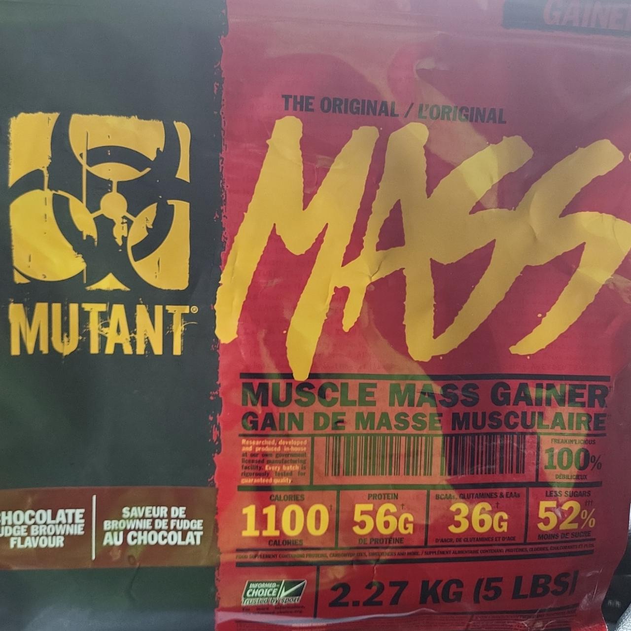 Képek - Muscle mass gainer chocolate Mutant Mass