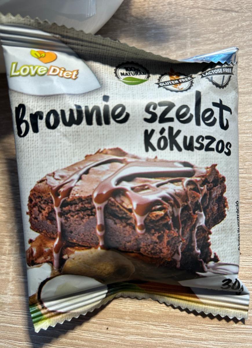 Képek - Brownie szelet kókuszos LoveDiet