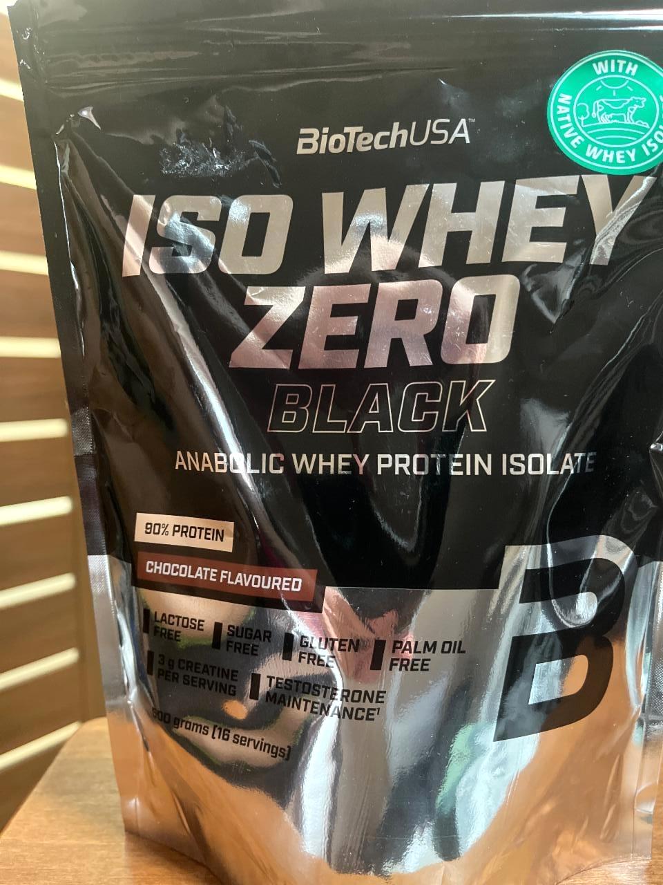 Képek - Iso Whey Zero Black Csokoládés BioTechUSA