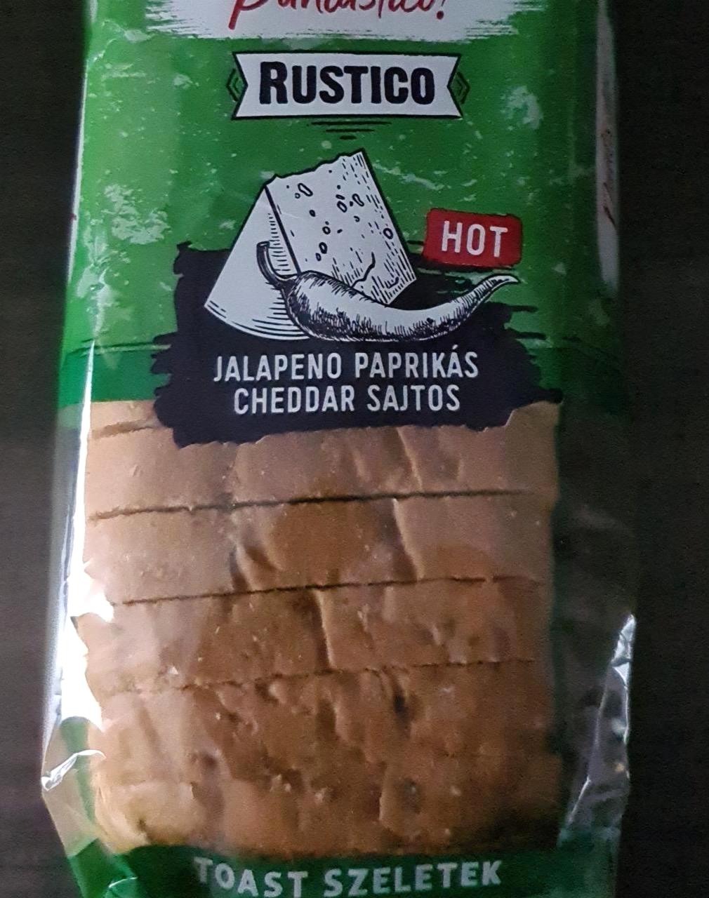Képek - Pantastico! Rustico jalapeno paprikás cheddar sajtos toast szeletek 400 g