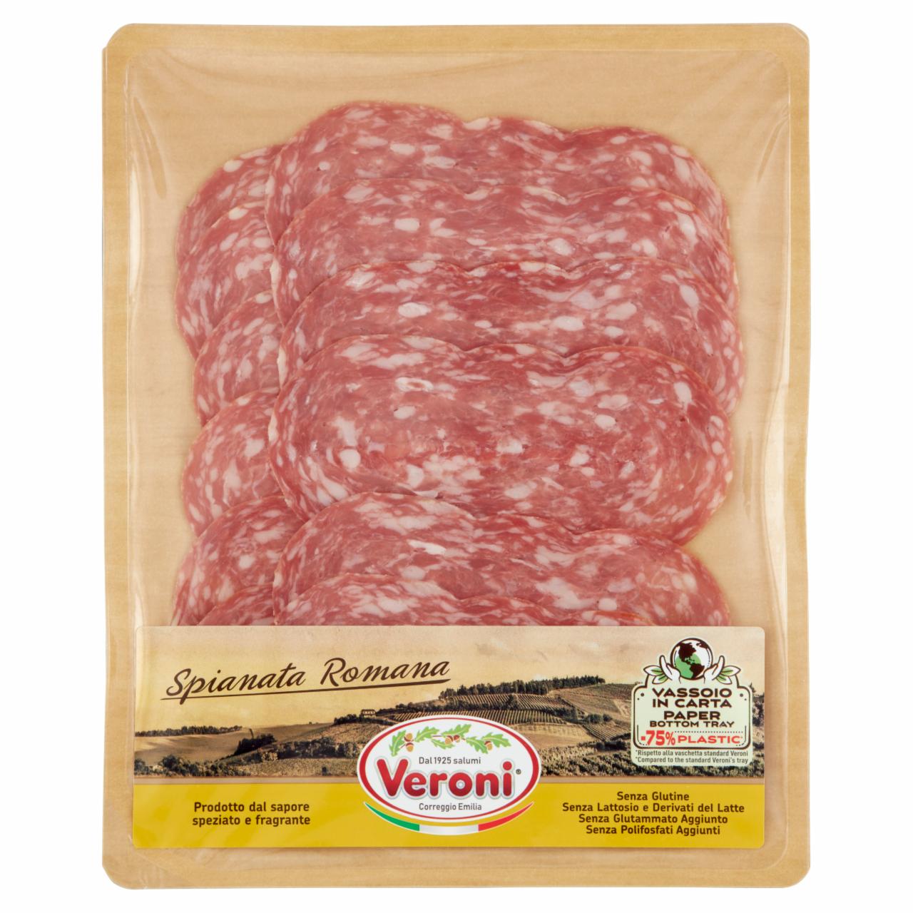 Képek - Veroni Spianata Romana szeletelt szalámi 70 g