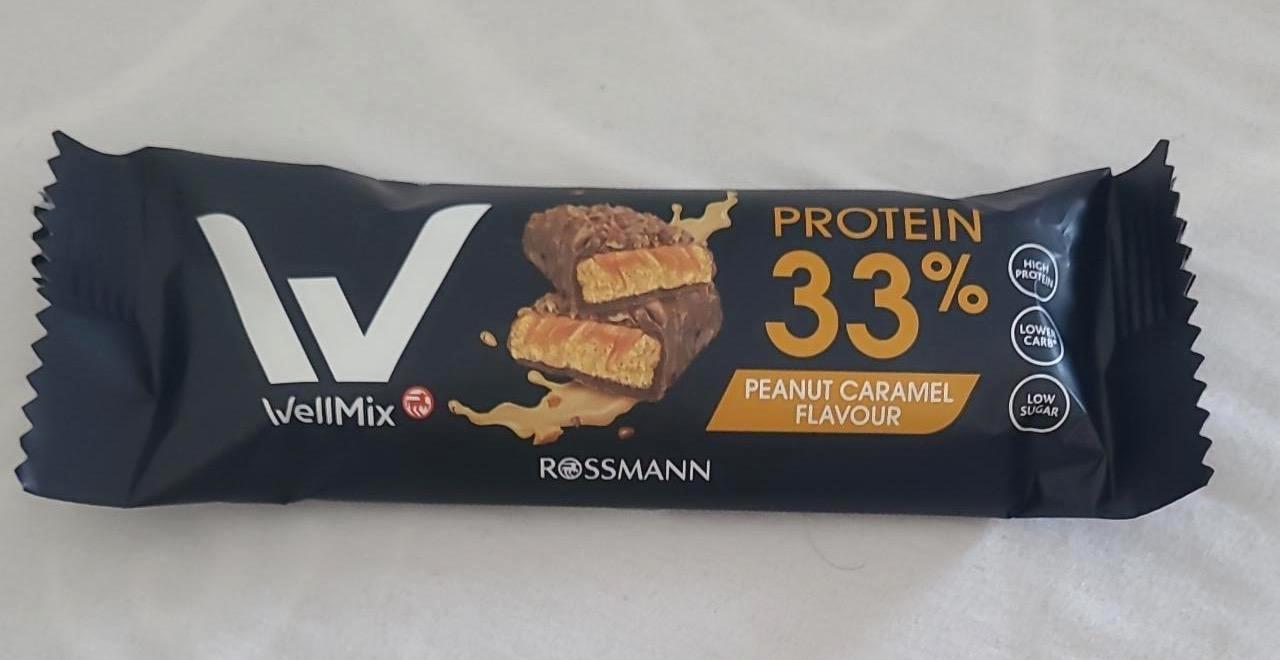 Képek - Wellmix protein bar 33% Peanut caramel flavour