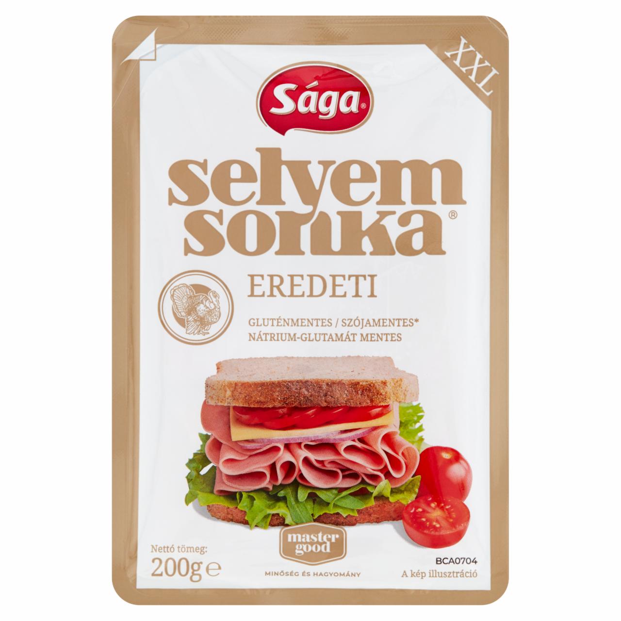 Képek - Sága XXL szeletelt selyemsonka 200 g