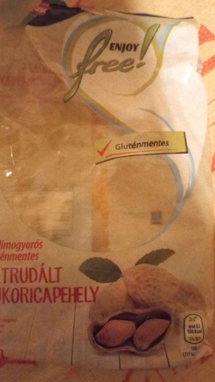 Képek - Földimogyorós extrudált kukoricapehely Enjoy Free!