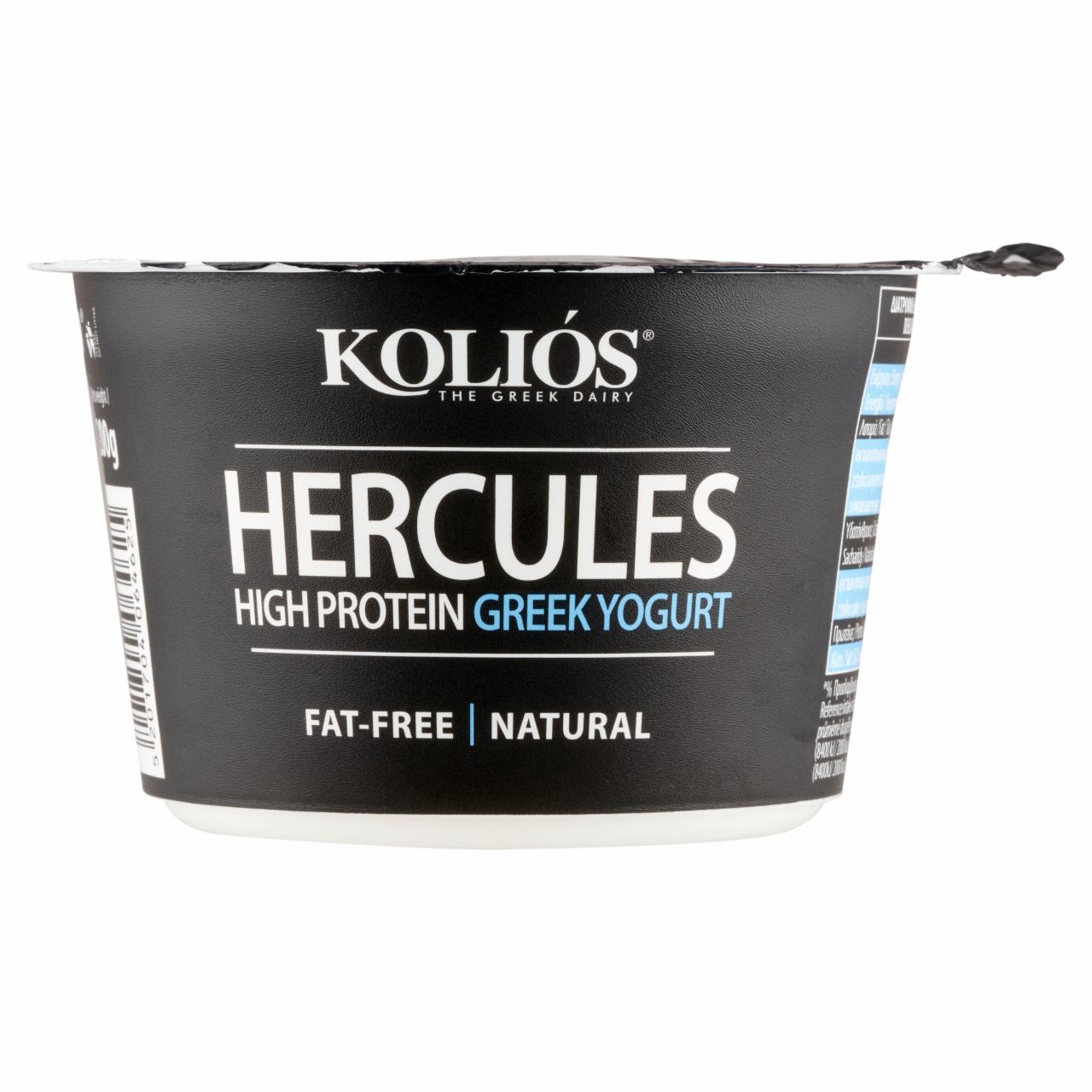 Képek - Koliós Hercules High Protein zsírmentes görög joghurt 200 g