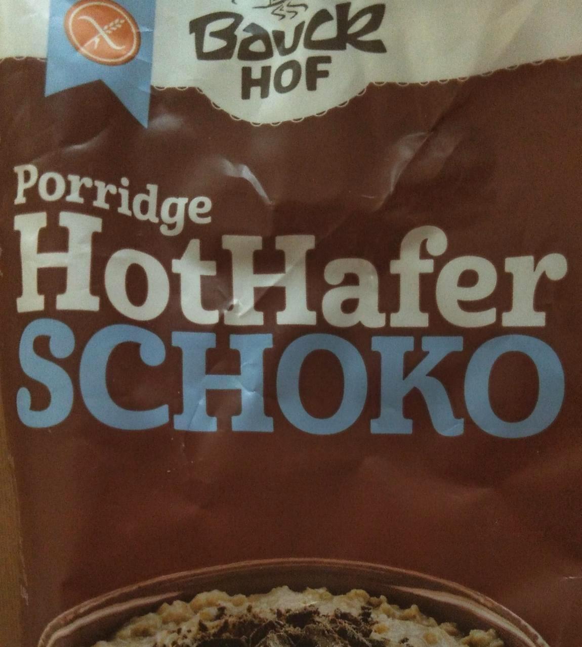 Képek - Porridge hot hafer schoko Bauck hof